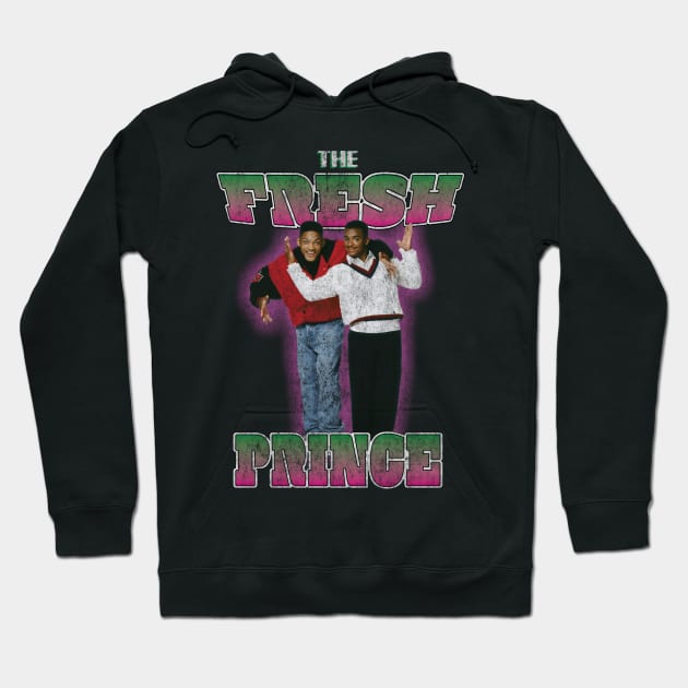 BasicBeach The Fresh Prince of Bel Air Old School Hip Hop Style Hoodie